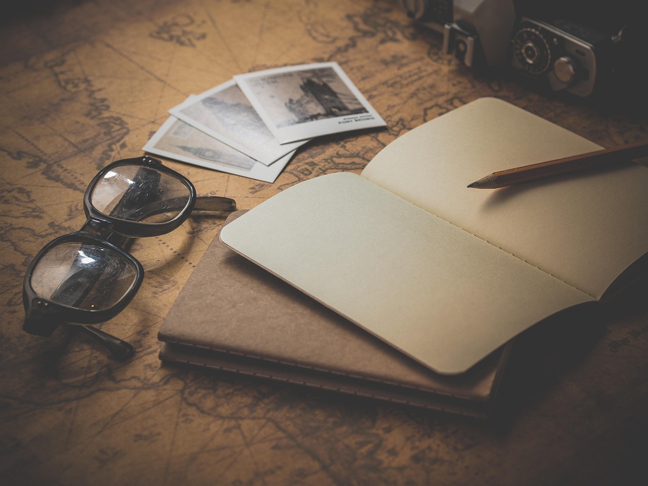 Notes and checklist on a desk